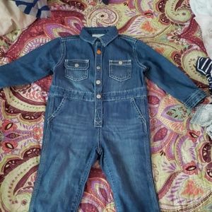 Boys Denim coverall 3t w/tags